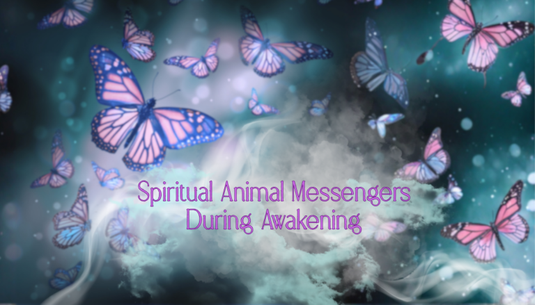 Butterflies flying through a mist - Spiritual Animal Messengers During Awakening