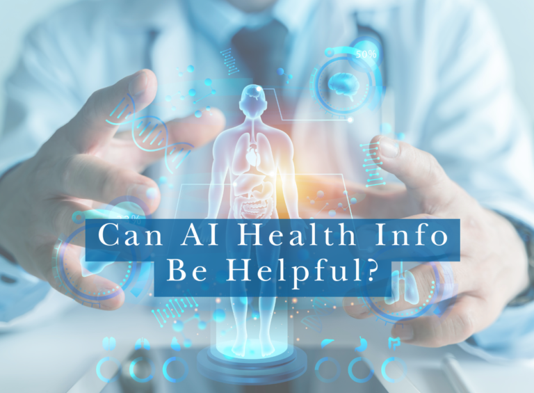Can AI Health Info Be Helpful